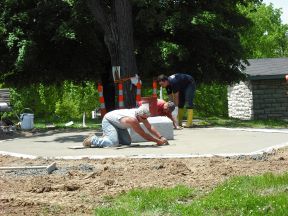 concrete work